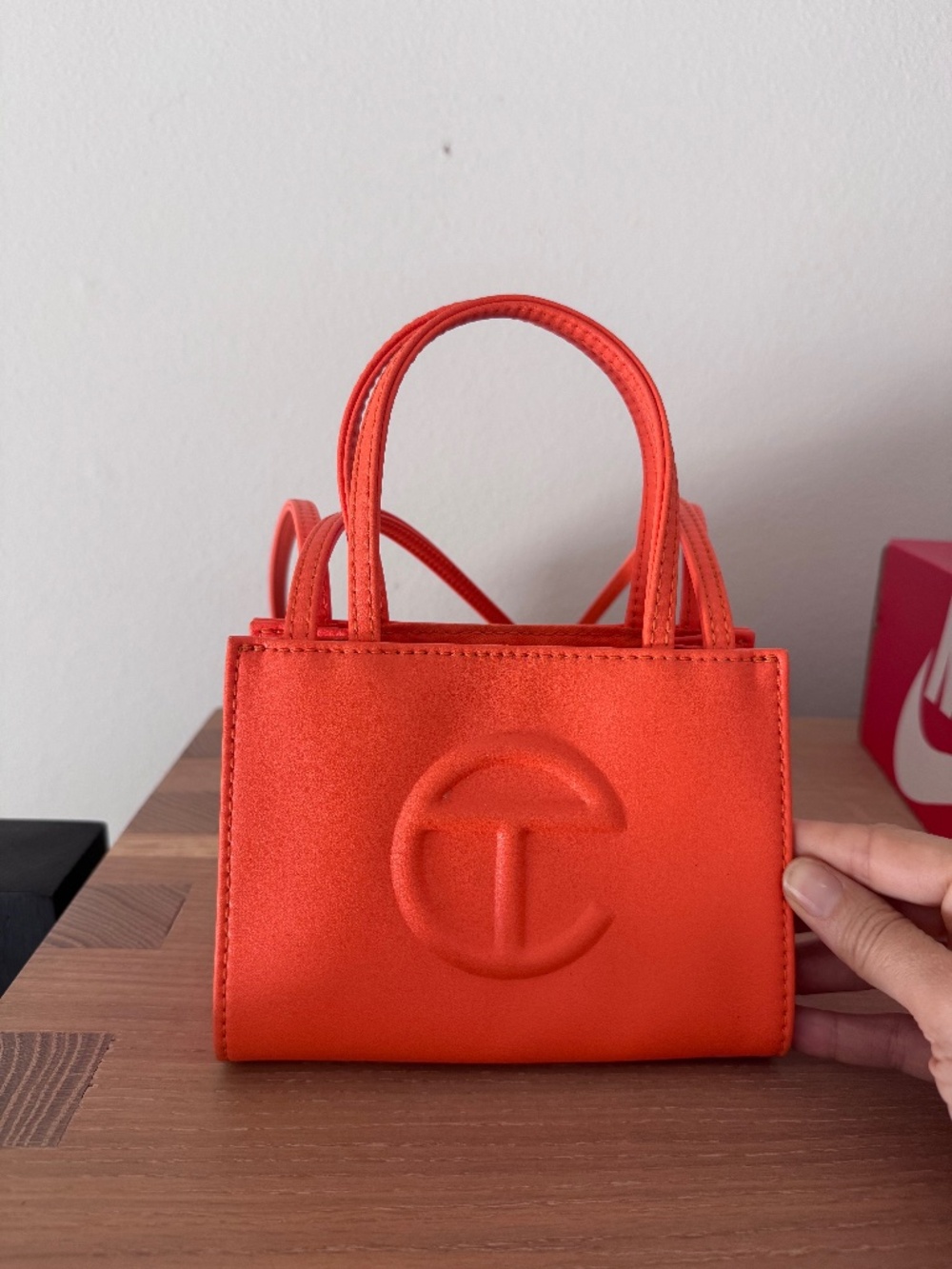 Telfar Small Shopping Bag- Orange